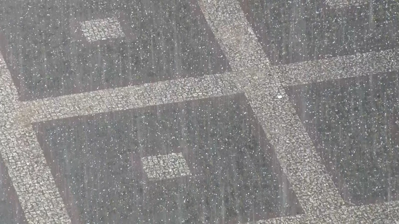 Samsun’da fındık büyüklüğünde dolu yağdı
