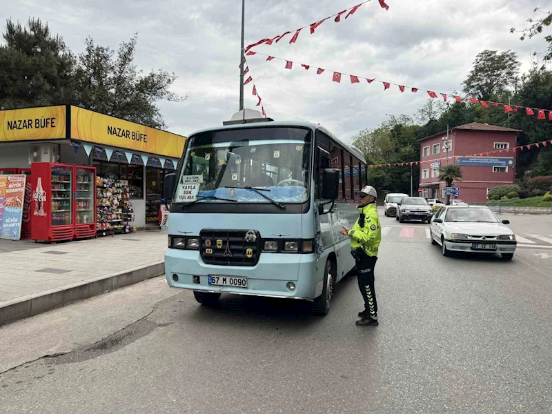 Ticari araçlara denetim yapıldı
