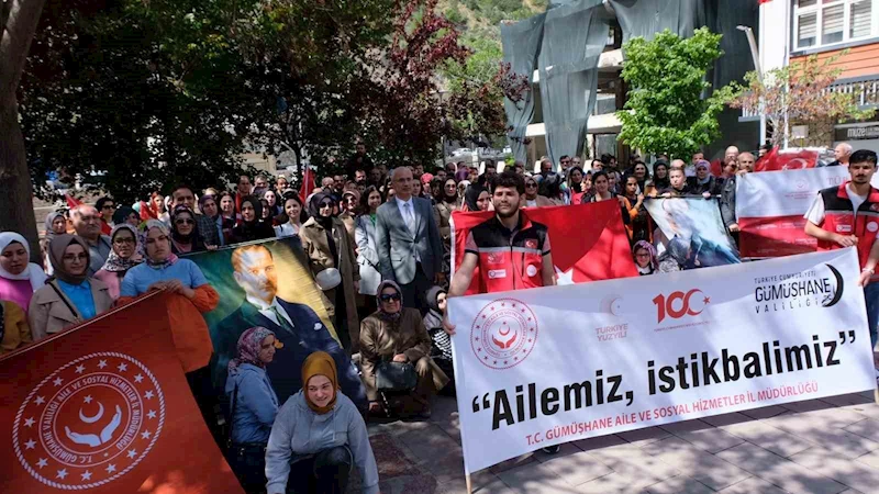 Gümüşhane’de "Aile Haftası" için farkındalık yürüyüşü yapıldı

