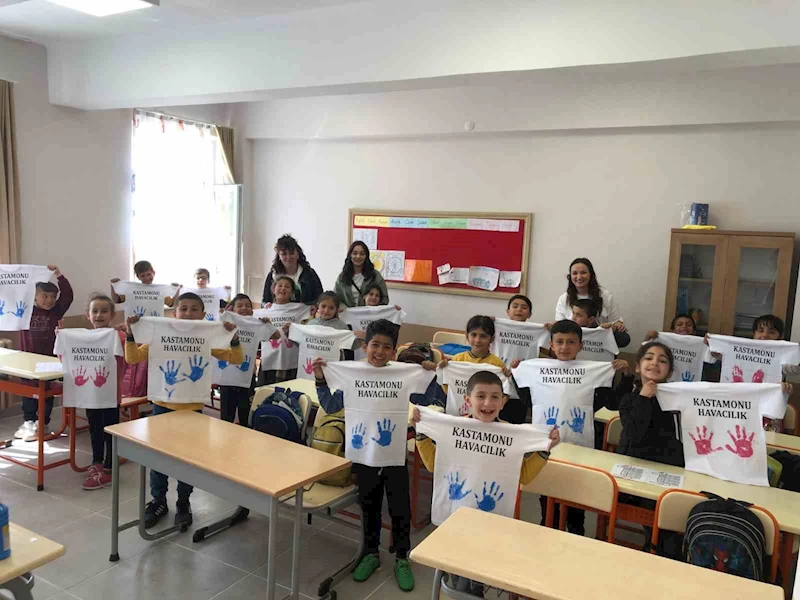 Öğrenciler geleceğin havacılarıyla buluştu, unutulmaz bir gün yaşadı
