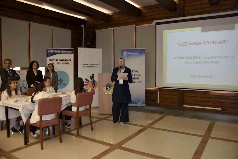 Özel çocuklara özel etkinlik
