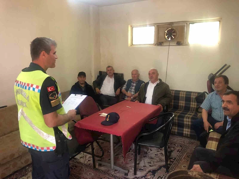 Her gün kilometrelerce yol kateden şoförler bilgilendirildi
