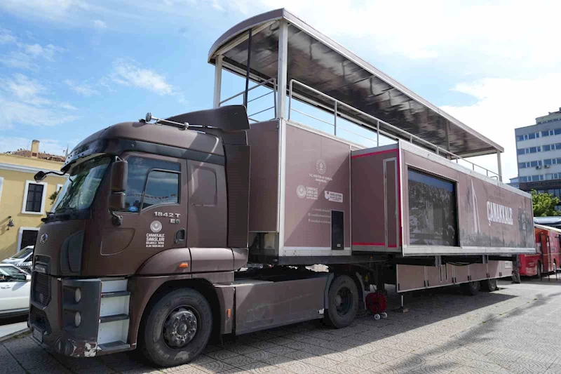 Çanakkale ruhu bu mobil tırda: Kanlı mendilden, mermi tufanına
