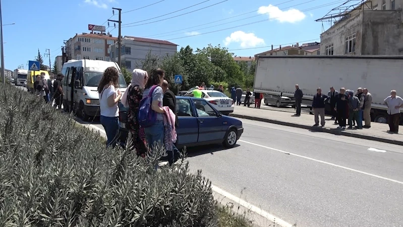 Otomobilin çarptığı yaya yaralandı
