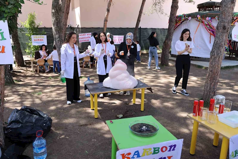 Anaokulunda bilim şenliği: Hem öğrendiler hem de eğlendiler

