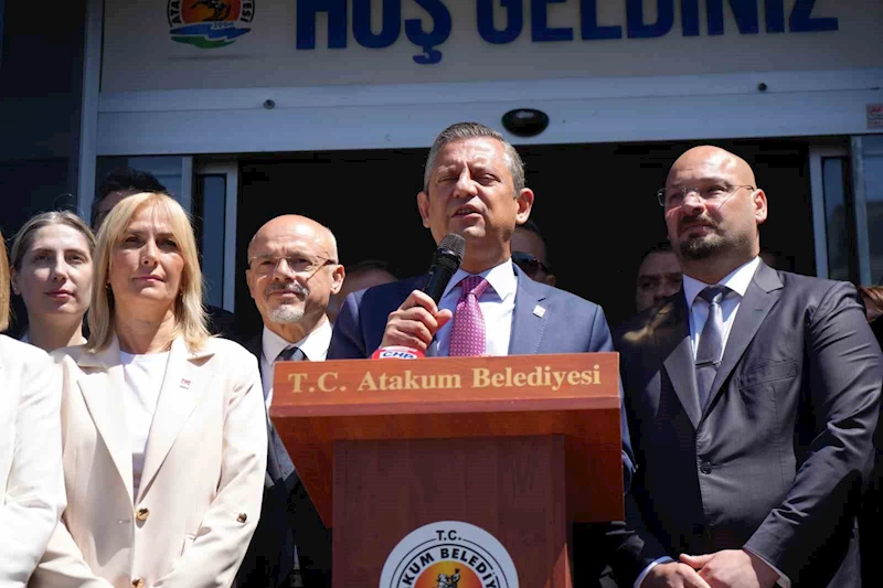 CHP Genel Başkanı Özel: “Yerinde sayanı yerinde tutmayacağız”
