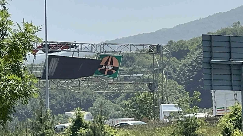 Damperi açık kalınca havada askıda kaldı
