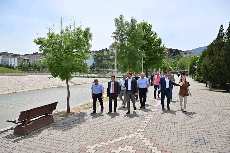 Başkan Çetinkaya Araç Çayı’nda incelemelerde bulundu
