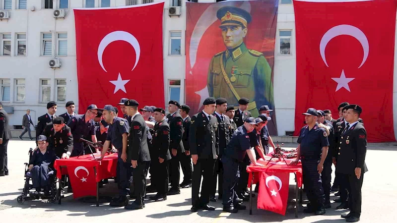 Ordu’da engelli bireyler bir günlük asker oldu
