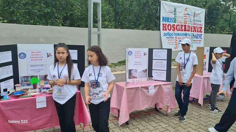Alaplı Mollabey Ortaokulunda "Tubitak" Bilim Fuarı
