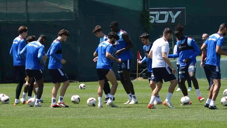 Trabzonspor, Beşiktaş maçı hazırlıklarını tamamladı
