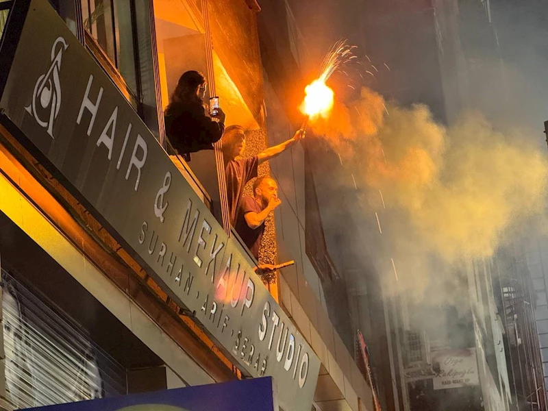 Zonguldak’ta meşaleler geceyi aydınlattı
