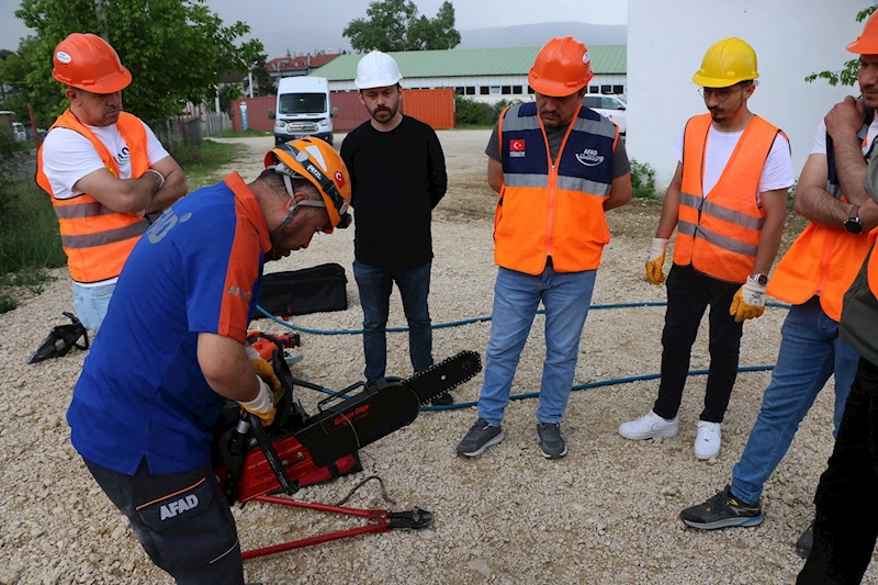 Orman kurtarma timi muhtemel afetlerde sahada olacak
