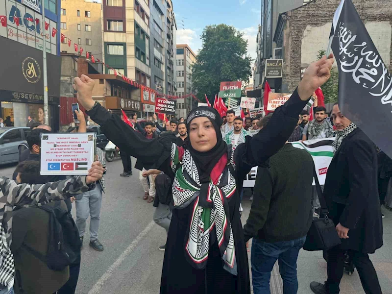 Zonguldak’ta Filistin’e destek yürüyüşü

