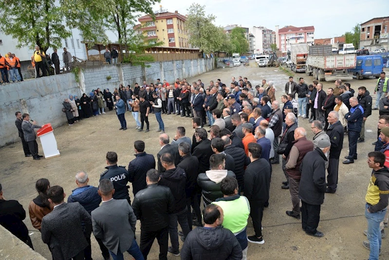 Türkeli’de doğalgaz için ilk kazma vuruldu
