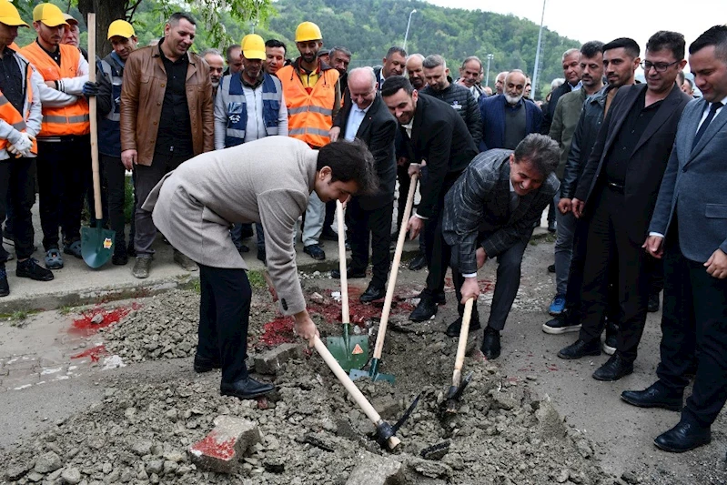 Türkeli’de doğalgaz için ilk kazma vuruldu
