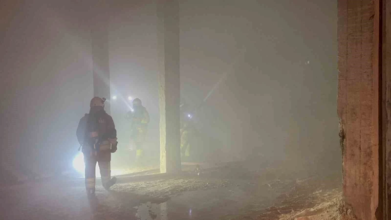 Düzce’de parke atölyesinde yangın
