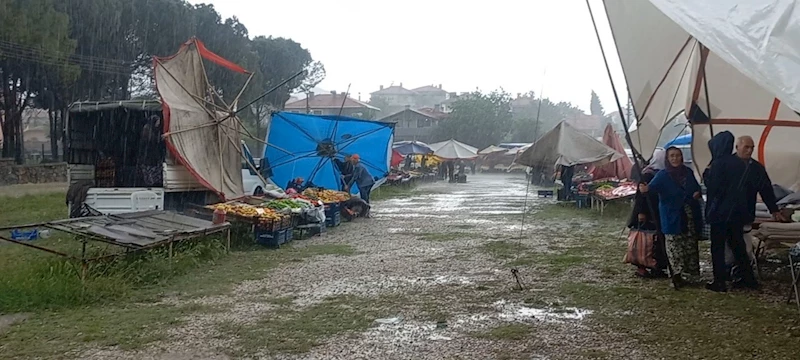 Osmancık’ta sağanak yağış, fırtına ve dolu yağıyı etkili oldu
