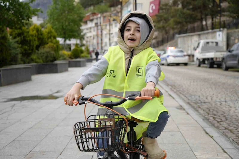 Gümüşhane’de sağlıklı yaşam için pedal çevirdiler
