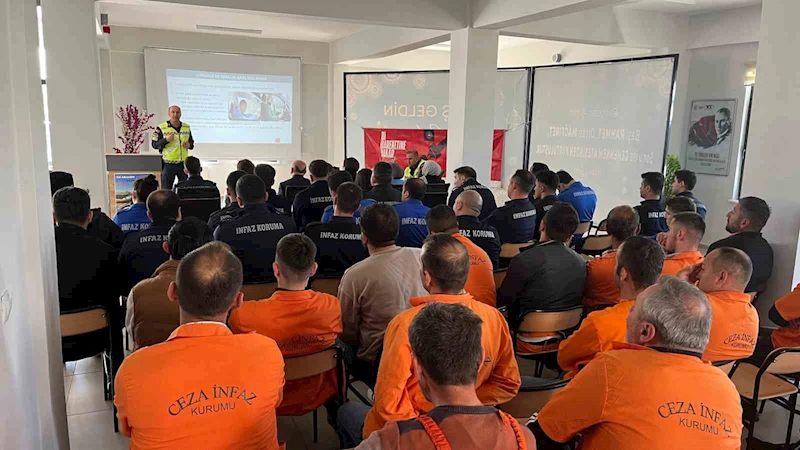 Ceza infaz kurumunda ‘trafik’ semineri
