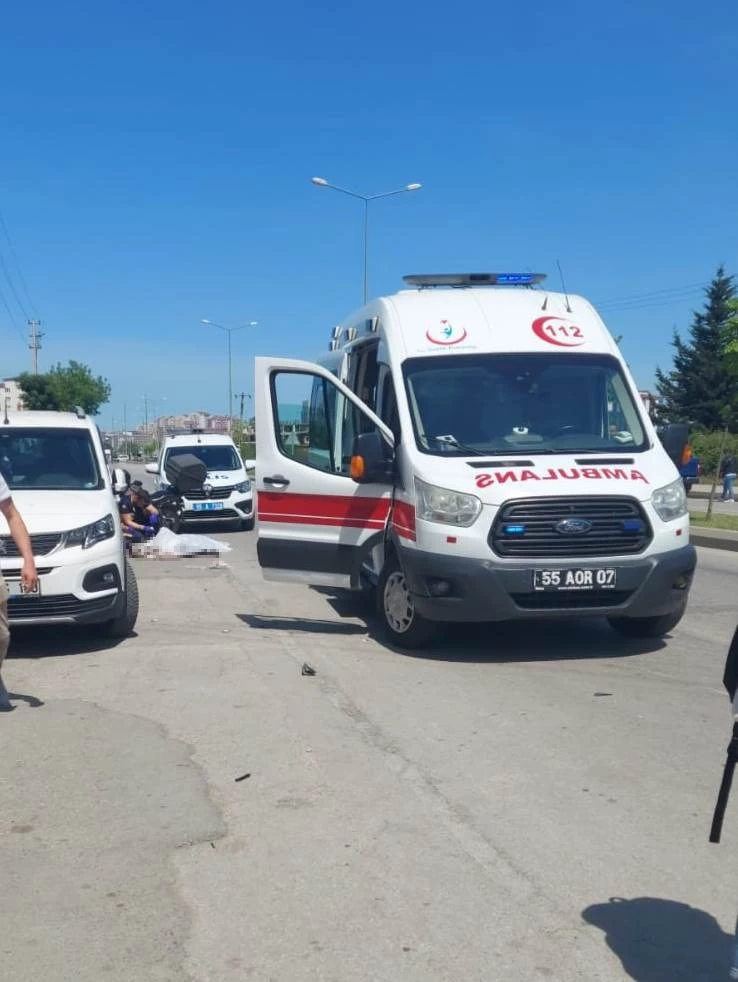 Kaza yapan motokurye hayatını kaybetti
