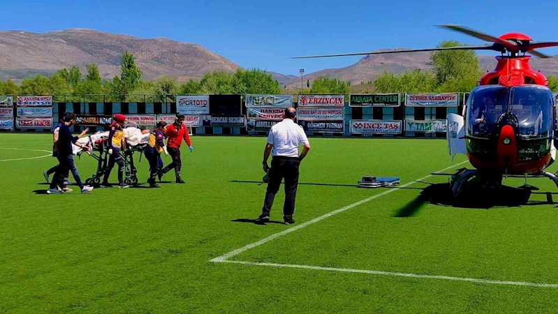 Gümüşhane’de palete kolunu kaptıran işçinin kolu koptu
