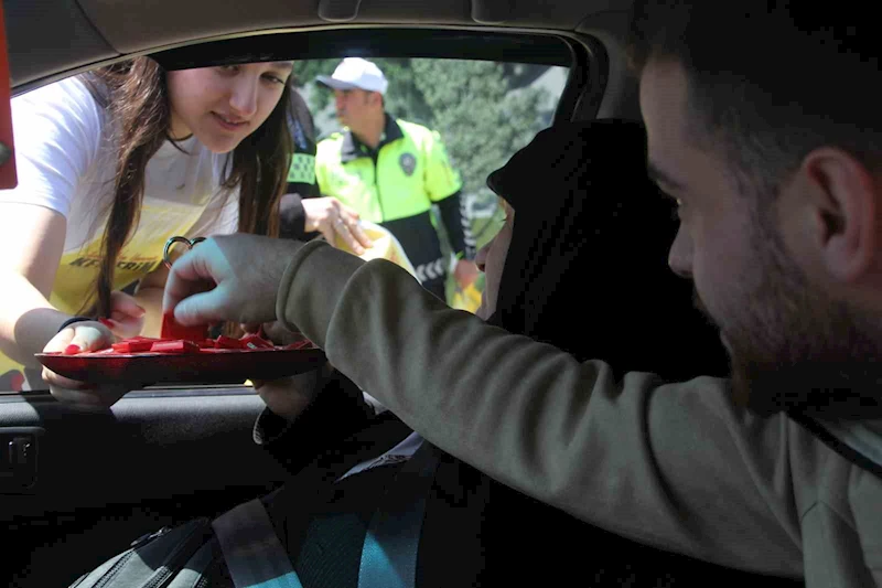 Trafik Haftası’nda sürücüler bilgilendirildi
