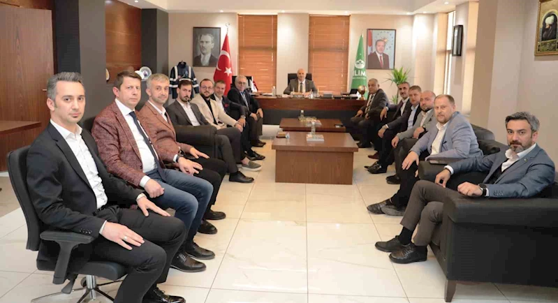 Başkanlarla projeleri konuştular
