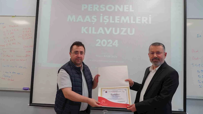 KBÜ personeline Personel Maaş Hesaplama ve SGK İşlemleri Kursu verildi
