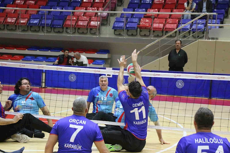 Oturarak Voleybol Süper Lig 1. Etap mücadeleleri Karabük’te başladı

