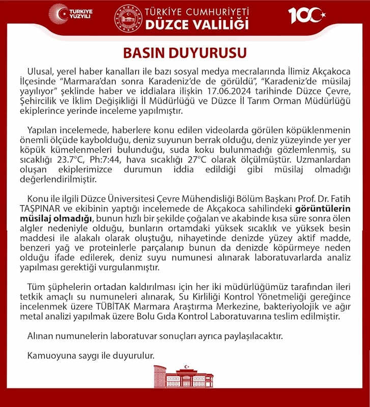 Karadeniz’deki kirliliğin müsilaj değil, alglerden kaynaklandığı ortaya çıktı
