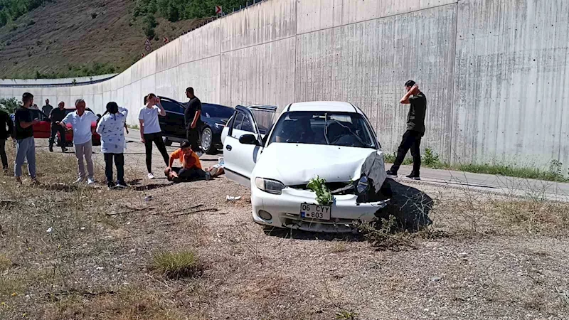 Tokat’ta trafik kazası: 3 yaralı
