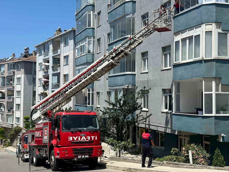 Sinop’ta korkutan yangın
