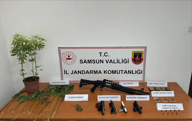 Jandarmadan uyuşturucu ve silah operasyonu: 2 gözaltı
