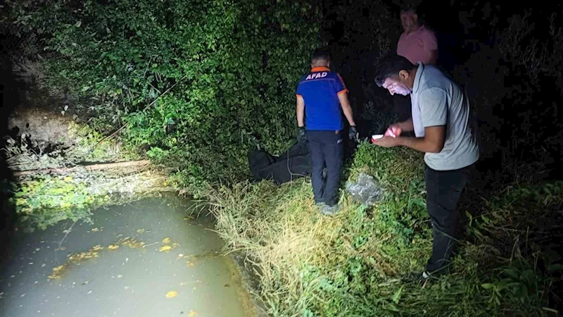 Kayıp olarak aranan yaşlı adamın cesedi su kanalında bulundu
