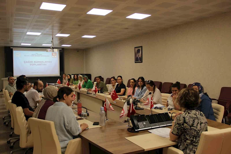 112’de Kurban Bayramı tedbirleri görüşüldü
