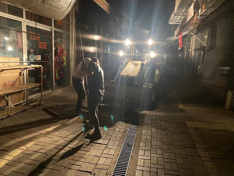 Bartın’da taşkınlara karşı yağmur suyu ızgaraları temizlendi
