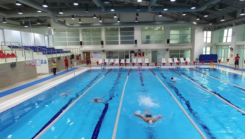 BEUN Yüzme Havuzu’nda gerçekleştirilen kurslar büyük ilgi görüyor
