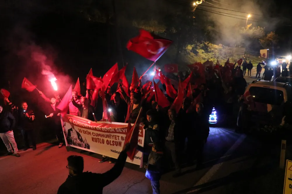 Hasbeyler Cumhuriyet Bayramı’nı büyük bir coşkuyla kutladı