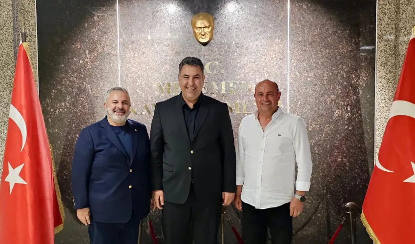 İMEAK Deniz Ticaret Odası Karadeniz Ereğli Şubesi Yönetim Kurulu Başkanı Oğuz Ünlüer’den Kaymakam Fatih Yılmaz’a Nezaket ziyareti.