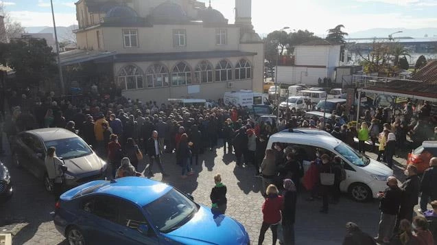 Kazada ölen iş insanı için cenaze töreni düzenlendi