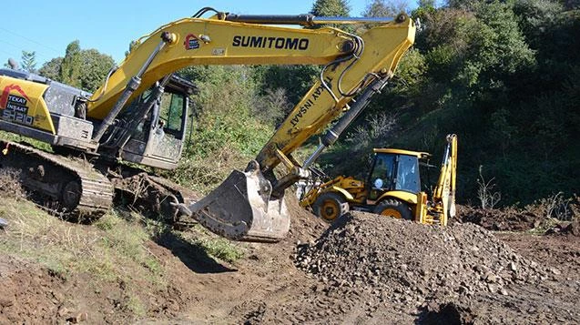 800 metre kanalizasyon hattı yapılıyor