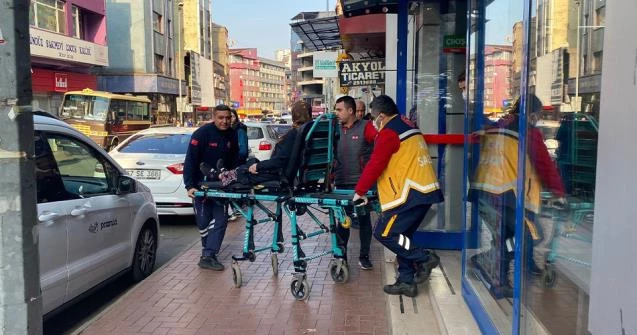 Aracın çarptığı kadın markete gidip alışveriş yaptı