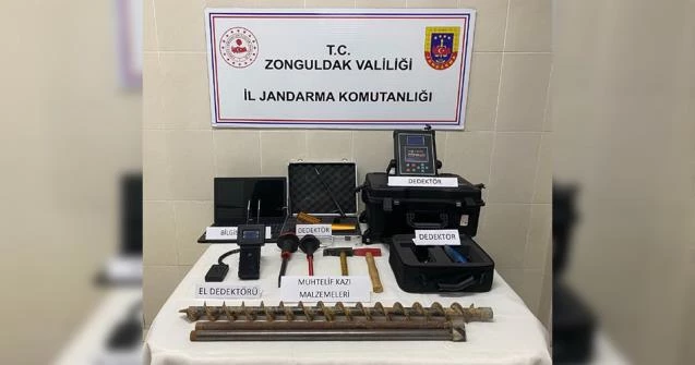 Jandarmadan kaçak kazı operasyonu