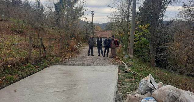 Kandilli Belediyesi 1.500 metreküp beton yol çalışması yaptı