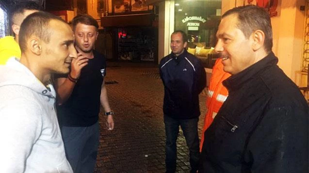 Uysal, sağanak yağış nedeniyle kriz masasını kendi yönetti