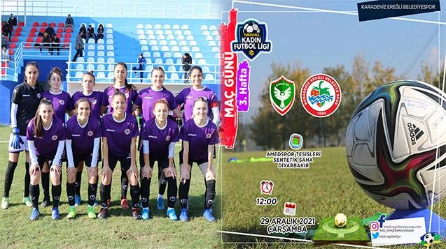 Kadın futbolcular Diyarbakır deplasmanında