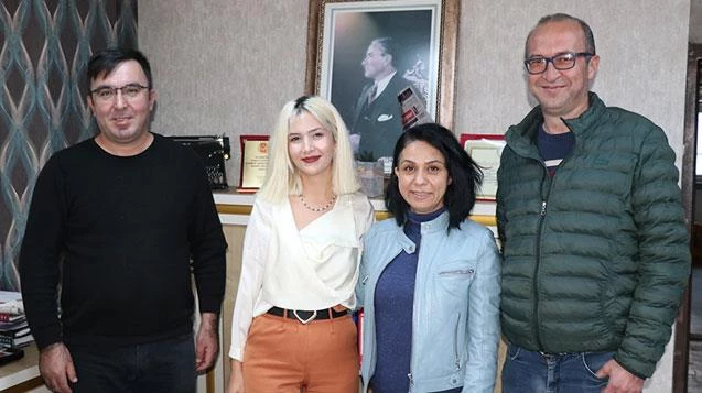 Efe çifti Ereğli Haber’i tebrik etti