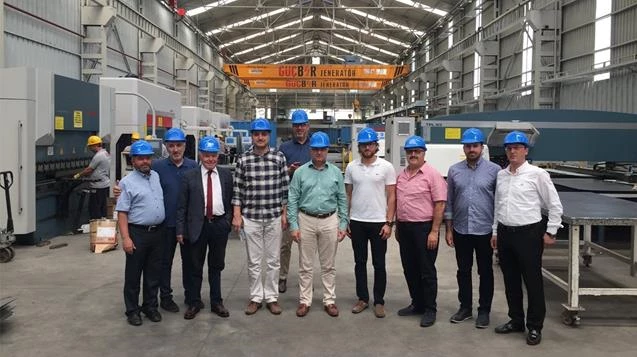 MÜSİAD Başkanı Çınar Güçbir Jeneratör fabrikasını inceledi