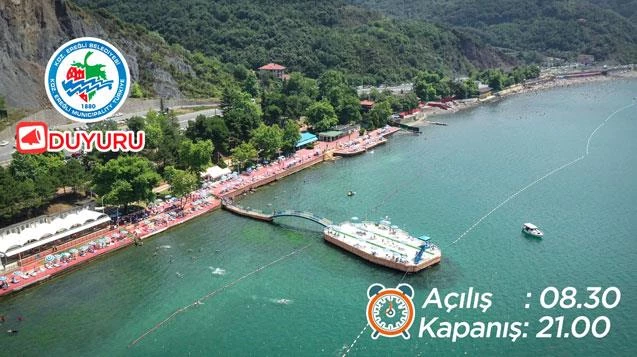 Plajın kapanış saati uzatıldı...